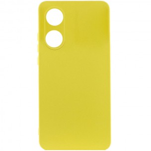 Чехол Silicone Cover Lakshmi Full Camera (A) для Oppo A58 4G Желтый / Flash