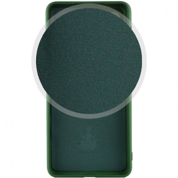 Чохол Silicone Cover Lakshmi Full Camera (A) для Oppo A58 4G Зелений / Dark green