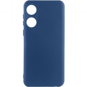 Чехол Silicone Cover Lakshmi Full Camera (A) для Oppo A58 4G Синий / Navy Blue