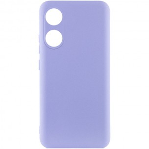 Чохол Silicone Cover Lakshmi Full Camera (A) для Oppo A58 4G Бузковий / Dasheen