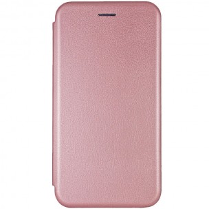 Шкіряний чохол-книжка Classy для Motorola Moto E13 Rose Gold