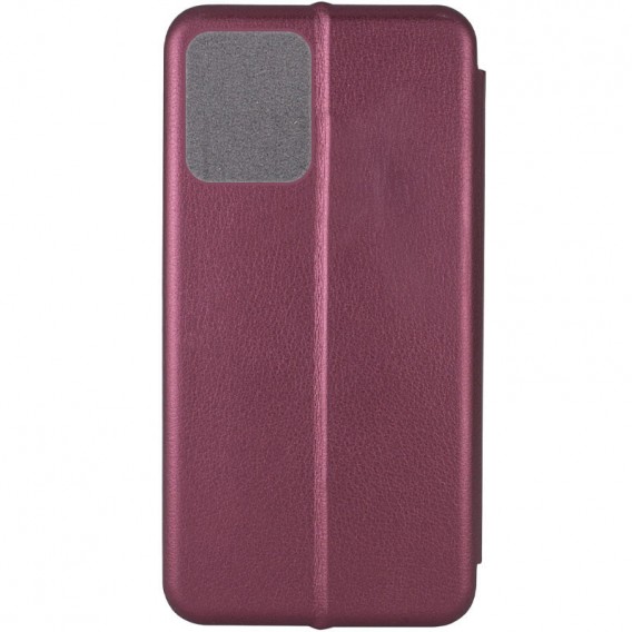 Кожаный чехол-книжка Classy для Motorola Edge 40 Бордовый