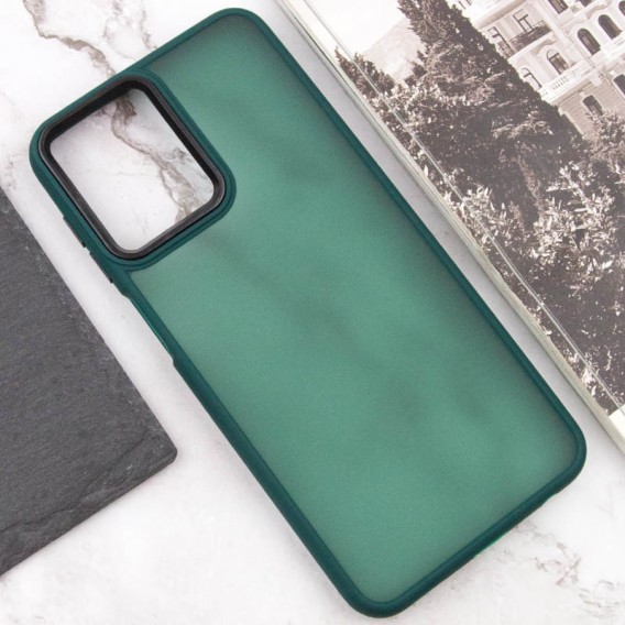 Чехол TPU+PC Lyon Frosted для Motorola Moto G14 Green