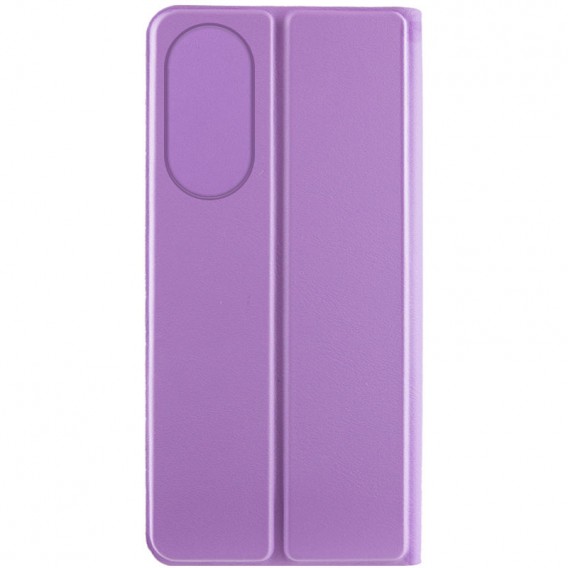 Шкіряний чохол-книжка GETMAN Elegant (PU) для Oppo A78 4G Бузковий