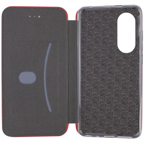 Кожаный чехол-книжка Classy для Oppo A38 / A18 Красный