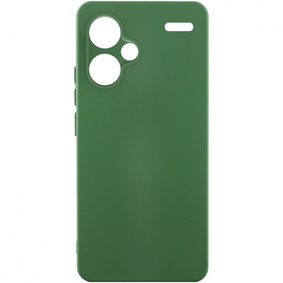 Чехол Silicone Cover Lakshmi Full Camera (A) для Xiaomi Redmi Note 13 Pro+ Зеленый / Dark green