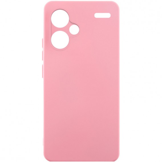 Чехол Silicone Cover Lakshmi Full Camera (A) для Xiaomi Redmi Note 13 Pro+ Розовый / Pink