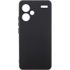 Чехол Silicone Cover Lakshmi Full Camera (A) для Xiaomi Redmi Note 13 Pro+ Черный / Black