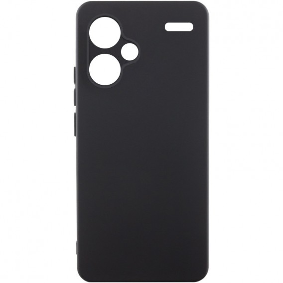 Чехол Silicone Cover Lakshmi Full Camera (A) для Xiaomi Redmi Note 13 Pro+ Черный / Black