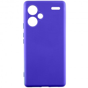 Чохол Silicone Cover Lakshmi Full Camera (A) для Xiaomi Redmi Note 13 Pro+ Синій / Iris