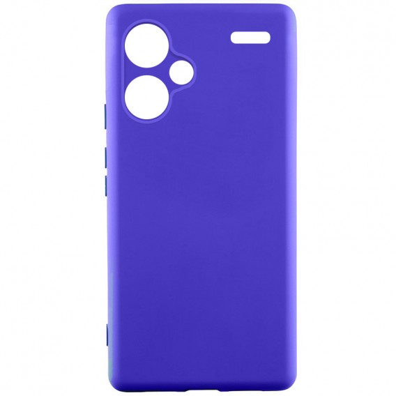 Чохол Silicone Cover Lakshmi Full Camera (A) для Xiaomi Redmi Note 13 Pro+ Синій / Iris