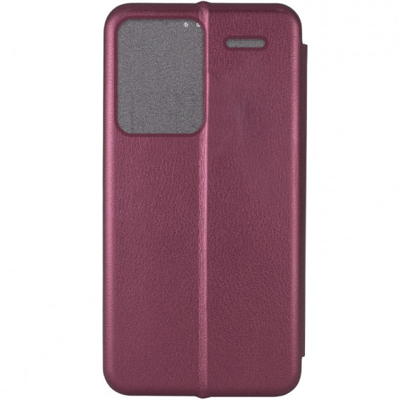 Шкіряний чохол-книжка Classy для Xiaomi Redmi Note 13 Pro+ Бордовий