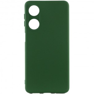 Чохол Silicone Cover Lakshmi Full Camera (A) для Oppo A38 / A18 Зелений / Dark green