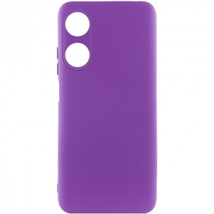 Чохол Silicone Cover Lakshmi Full Camera (A) для Oppo A38 / A18 Фіолетовий / Purple