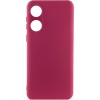 Чехол Silicone Cover Lakshmi Full Camera (AAA) для Oppo A58 4G Бордовый / Plum