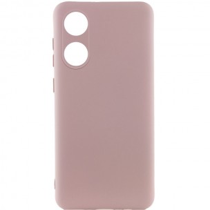 Чехол Silicone Cover Lakshmi Full Camera (AAA) для Oppo A58 4G Розовый / Pink Sand