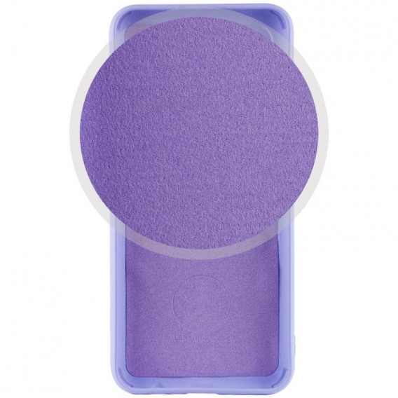 Чохол Silicone Cover Lakshmi Full Camera (AAA) для Oppo A58 4G Бузковий / Dasheen