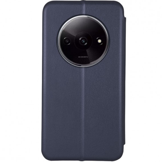 Шкіряний чохол-книжка Classy для Xiaomi Redmi A3 Темно-синій