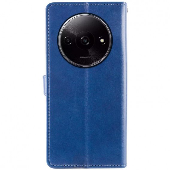 Шкіряний чохол-книжка GETMAN Gallant (PU) для Xiaomi Redmi A3 Синій