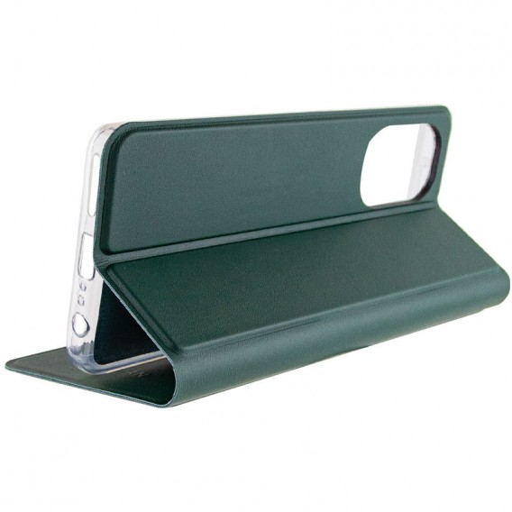 Кожаный чехол-книжка GETMAN Elegant (PU) для Samsung Galaxy A15 4G/5G / M15 5G Зеленый