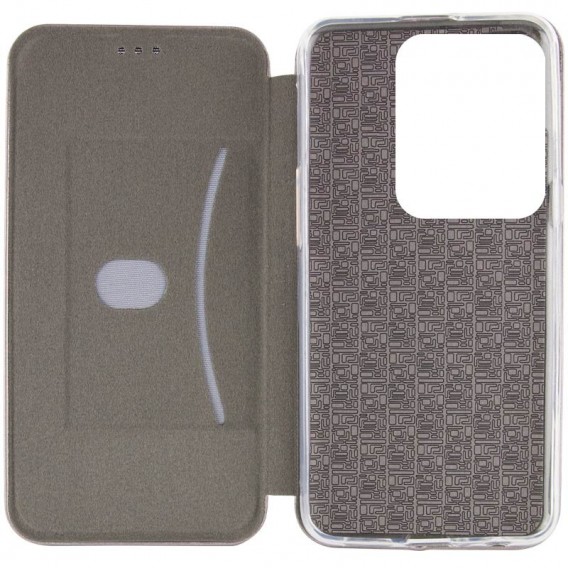 Шкіряний чохол-книжка Classy для Xiaomi Redmi Note 13 4G Сірий