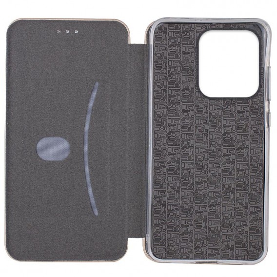 Шкіряний чохол-книжка Classy для Xiaomi Redmi Note 13 Pro 4G / Poco M6 Pro 4G Золотий
