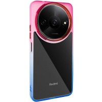 Чохол TPU+PC Fresh sip series для Xiaomi Redmi A3 Синій / Рожевий