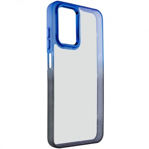 Чехол TPU+PC Fresh sip series для Realme C67 4G Черный / Синий Чехол TPU+PC Fresh sip series для Realme C67 4G Черный / Синий