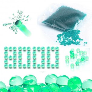 Гидрогелевые шарики (орбизы) 8000 шт. упаковка Green