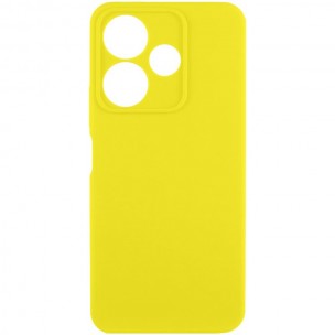 Чехол Silicone Cover Lakshmi Full Camera (AA) для Xiaomi Redmi 13 4G / Poco M6 4G Желтый / Flash