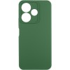 Чохол Silicone Cover Lakshmi Full Camera (AA) для Xiaomi Redmi 13 4G / Poco M6 4G Зелений / Dark green