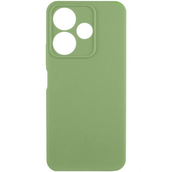Чохол Silicone Cover Lakshmi Full Camera (AA) для Xiaomi Redmi 13 4G / Poco M6 4G Зелений / Pistachio
