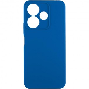 Чохол Silicone Cover Lakshmi Full Camera (AA) для Xiaomi Redmi 13 4G / Poco M6 4G Синій / Navy Blue