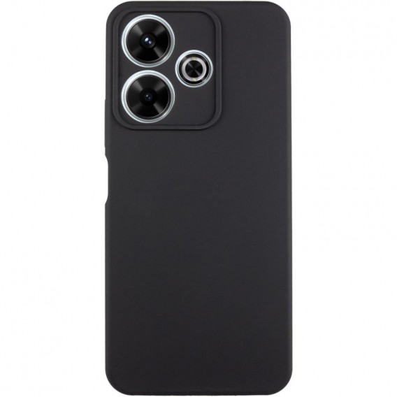 Чохол Silicone Cover Lakshmi Full Camera (AA) для Xiaomi Redmi 13 4G / Poco M6 4G Чорний / Black
