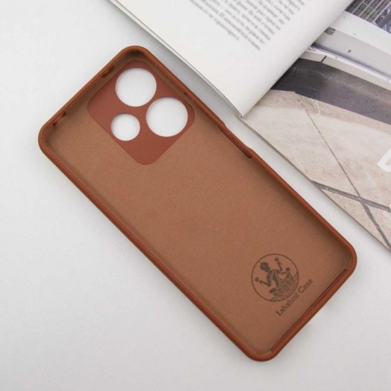Чохол Silicone Cover Lakshmi Full Camera (AA) для Xiaomi Redmi 13 4G / Poco M6 4G Коричневий / Brown