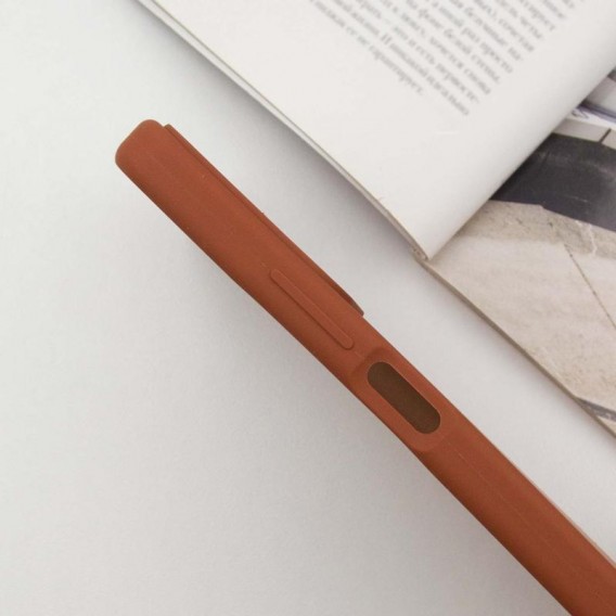 Чохол Silicone Cover Lakshmi Full Camera (AA) для Xiaomi Redmi 13 4G / Poco M6 4G Коричневий / Brown