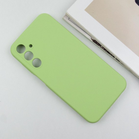 Чохол Silicone Cover Lakshmi Full Camera (AA) для Samsung Galaxy A25 5G Зелений / Pistachio