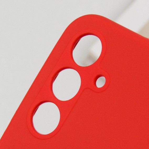 Чехол Silicone Cover Lakshmi Full Camera (AA) для Samsung Galaxy A25 5G Красный / Red