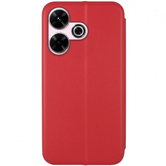Шкіряний чохол-книжка Classy для Xiaomi Redmi 13 4G / Poco M6 4G Червоний