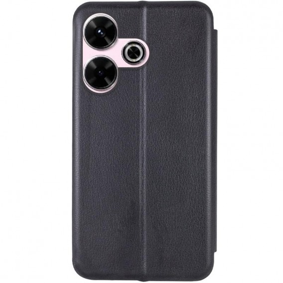 Шкіряний чохол-книжка Classy для Xiaomi Redmi 13 4G / Poco M6 4G Чорний