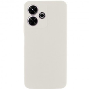Чохол Silicone Cover Lakshmi Full Camera (AAA) для Xiaomi Redmi 13 4G / Poco M6 4G Білий / White