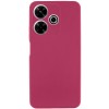 Чохол TPU GETMAN Liquid Silk Full Camera для Xiaomi Redmi 13 4G / Poco M6 4G Бордовий / Marsala