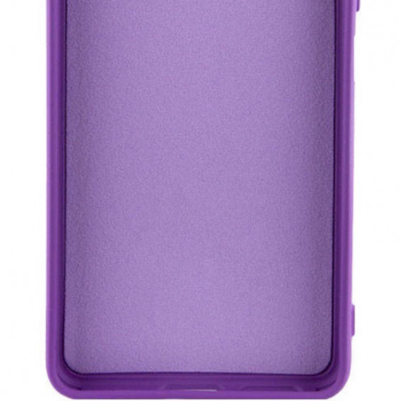 Чохол TPU GETMAN Liquid Silk Full Camera для Xiaomi Redmi 13 4G / Poco M6 4G Фіолетовий / Purple