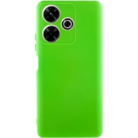 Чохол TPU GETMAN Liquid Silk Full Camera для Xiaomi Redmi 13 4G / Poco M6 4G Салатовий / Neon Green