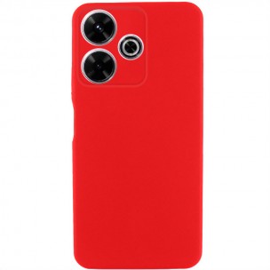 Чехол TPU GETMAN Liquid Silk Full Camera для Xiaomi Redmi 13 4G / Poco M6 4G Красный / Red