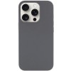 Чехол Silicone Case Full Protective (AA) NO LOGO для Apple iPhone 16 Pro (6.3") Серый / Dark Gray