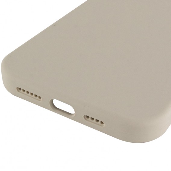 Чехол Silicone Case Full Protective (AA) NO LOGO для Apple iPhone 16 Pro (6.3 дюйма) Бежевый / Antique White