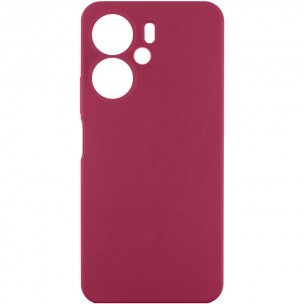 Чехол Silicone Cover Lakshmi Full Camera (AAA) для Xiaomi Redmi 13C 4G/5G / Poco C65 / Poco M6 5G Бордовый / Plum