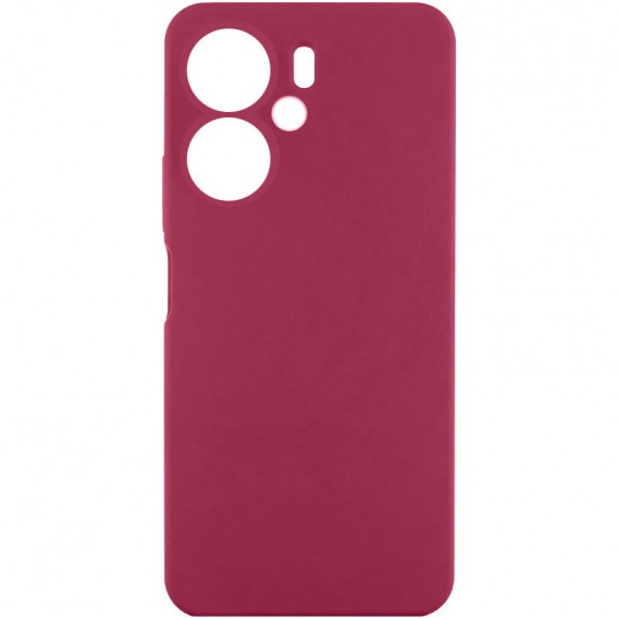 Чохол Silicone Cover Lakshmi Full Camera (AAA) для Xiaomi Redmi 13C 4G/5G / Poco C65 / Poco M6 5G Бордовий / Plum