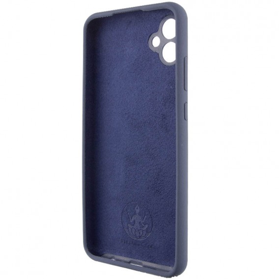 Чохол Silicone Cover Lakshmi Full Camera (AA) для Samsung Galaxy A06 Синій / Midnight Blue